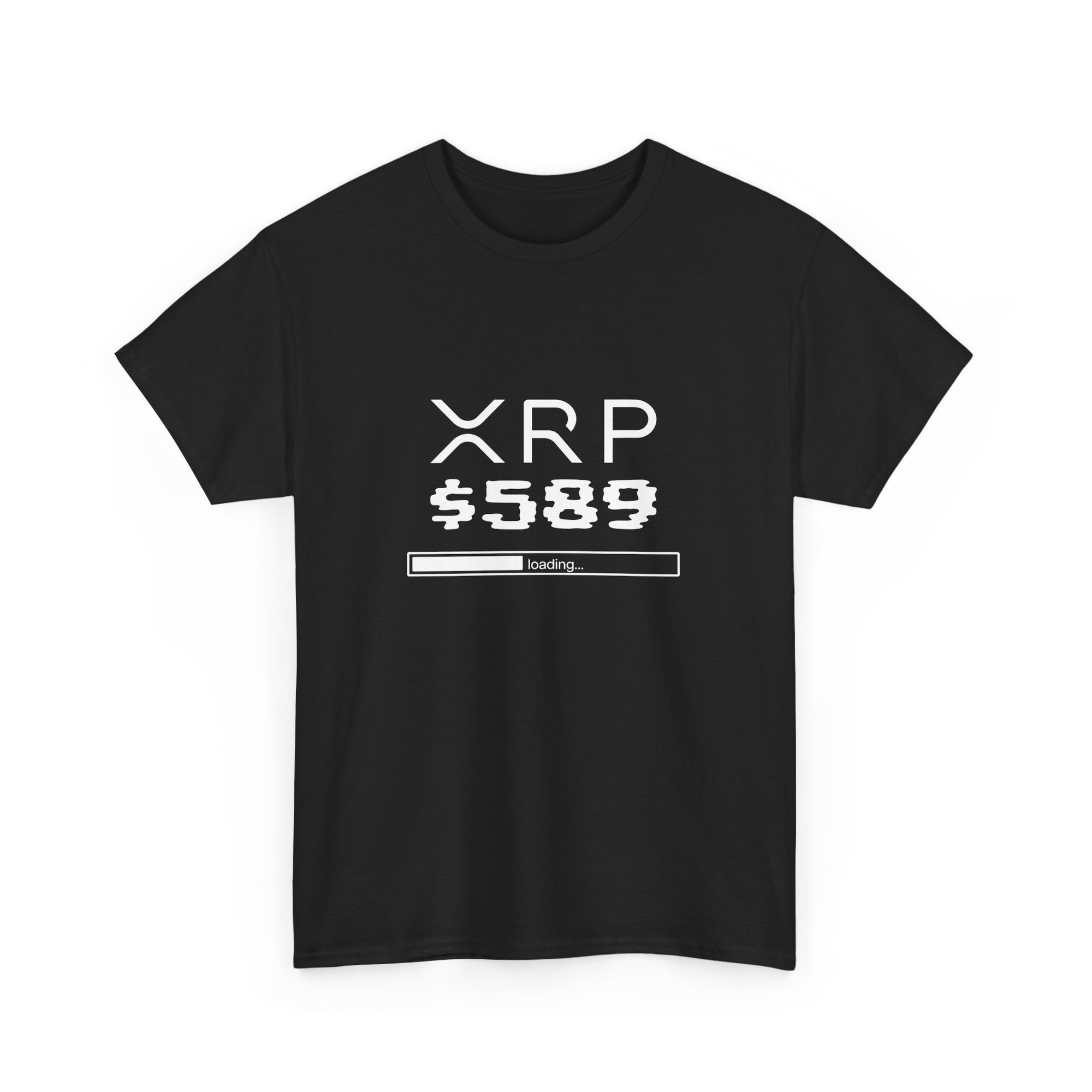 Black XRP shirt 589 design front