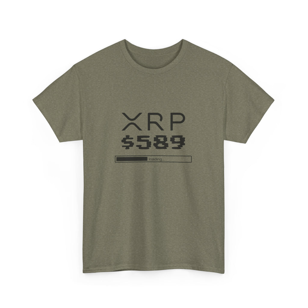 Heather green XRP shirt 589 design front