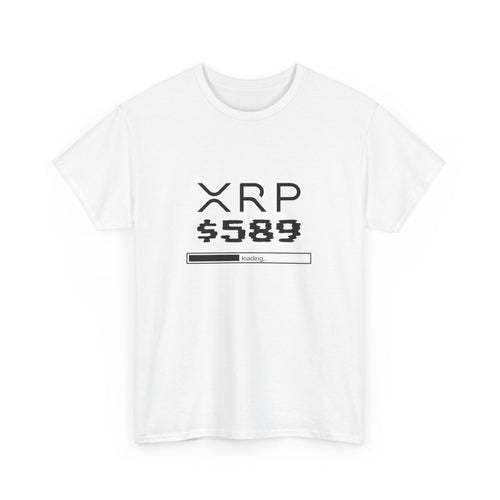 White XRP Shirt 589 Design Front 